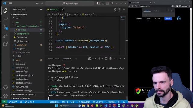 Autenticação Nextjs 13 com NextAuth смотреть онлайн