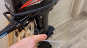 Самодельный насос для прокачки масла. Меняем масло в редукторе Hidea 9.9 Pro.