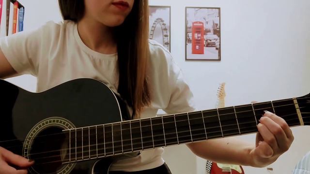 Friday I'm In Love - The Cure (intro) (acoustic guitar cover) (beginner) смотреть онлайн