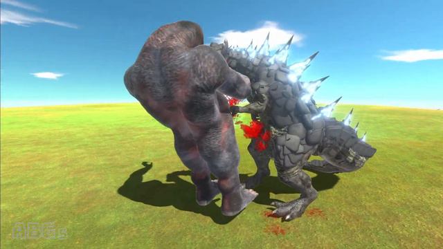 GODZILLA vs KING KONG - Animal Revolt Battle Simulator смотреть онлайн