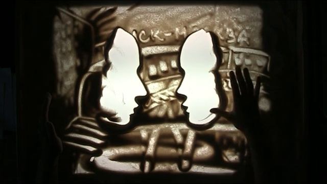 Рисование песком. История любви смотреть онлайн