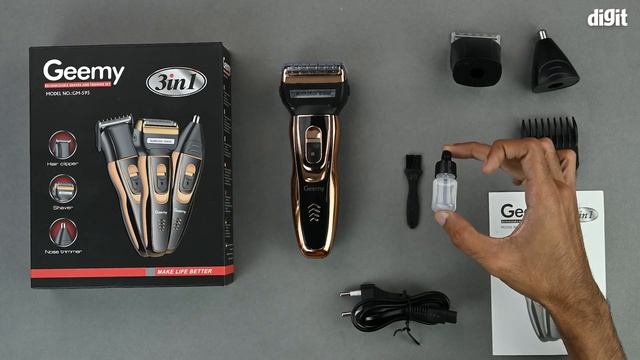 Geemy GM-595 Trimmer and Shaver Set Unboxing смотреть онлайн