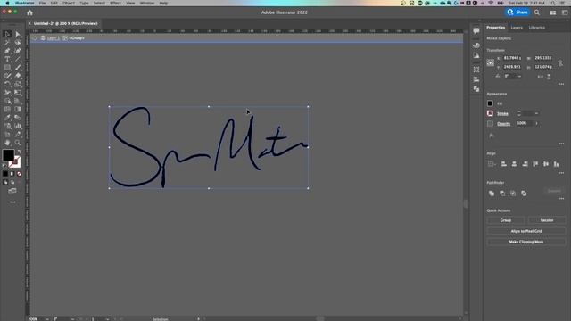 Illustrator Tutorial - How to Vectorize a Signature смотреть онлайн