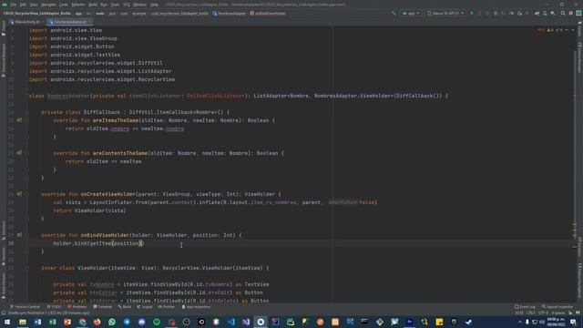 CRUD RecyclerView con ListAdapter en Kotlin y Android Studio смотреть онлайн