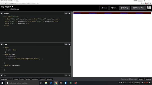 Responsive menu bar using the css3 flexible box смотреть онлайн