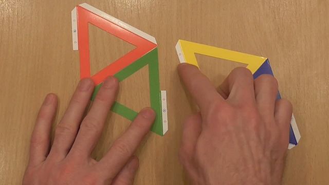 № 12.1 Как сделать Тетраэдр, How to make a tetrahedron смотреть онлайн