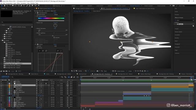 Textured Montage Sequence in After Effects | Process & Workflow смотреть онлайн