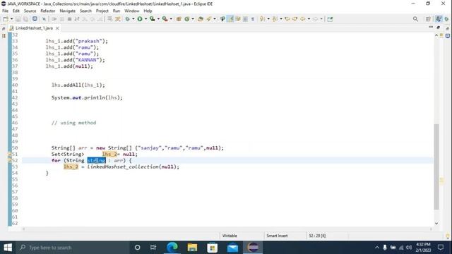 Day90 Java Collections: LinkedHashSet смотреть онлайн