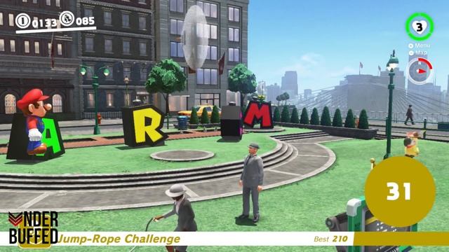 [Super Mario Odyssey] Moon 30 - Jump-Rope Genius Glitch Guide смотреть онлайн