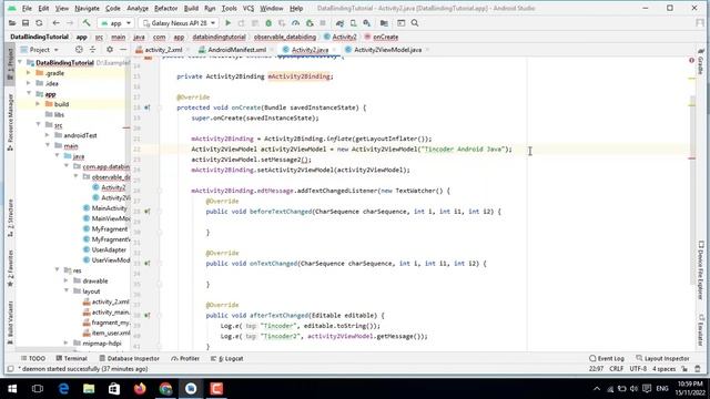 Observable fields & Observable collections trong Data Binding - [View Binding & Data Binding - #12] смотреть онлайн