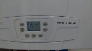 Показываю как управлять котлом Baxi Eco Home 24F