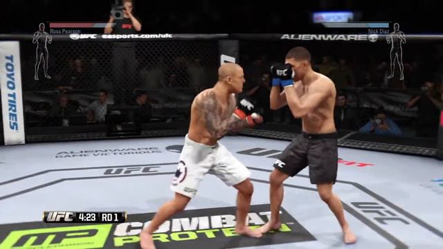 EA UFC - Ranked com Diego Sanchez e Ross Pearson - low rated fighters смотреть онлайн