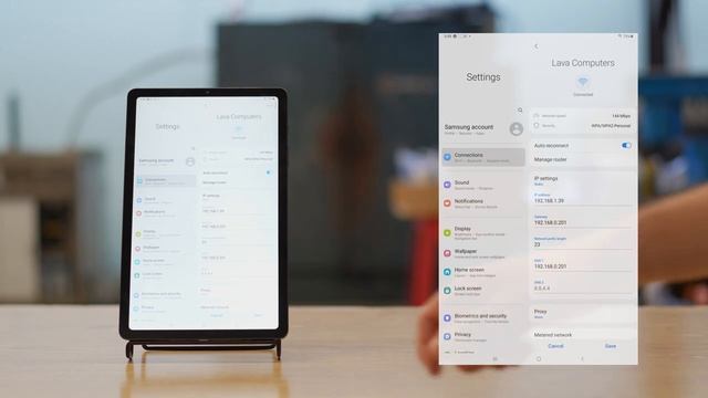 How to setup a wireless network static IP address on a Samsung device смотреть онлайн