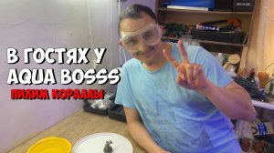 В гостях у Aqua Bosss | Мой тонник | Пилим кораллы | Морской аквариум