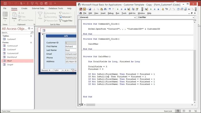 Progress Bar 2: Show Completion Progress of a Form with a Large Number of Fields, Percent Completed смотреть онлайн