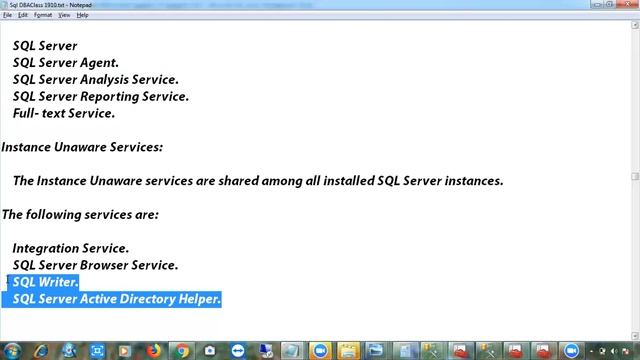 Instance Aware & Unaware Services in Sql Server смотреть онлайн