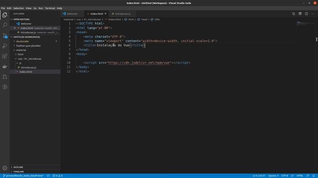 Vue.JS - Instalação смотреть онлайн
