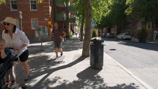 Швеция, Стокгольм, 4K - День горячих источников в районе Седермальм смотреть онлайн