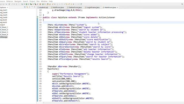 eclipse workspace StudentManage src StudentManage MainForm java Eclipse IDE 2021 12 03 05 04 18 смотреть онлайн