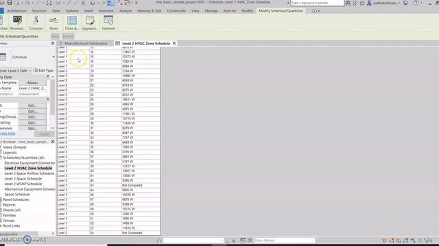AUTODESK REVIT :1-Modify Schedule & Save As Excel File смотреть онлайн