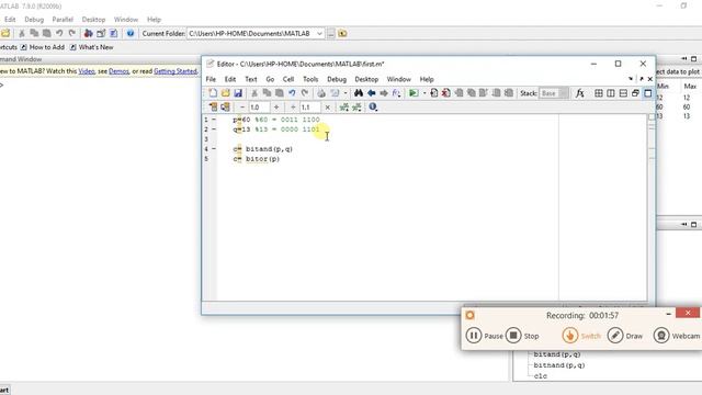 MATLAB Programming 23 - Functions for Bitwise Operations (1) смотреть онлайн