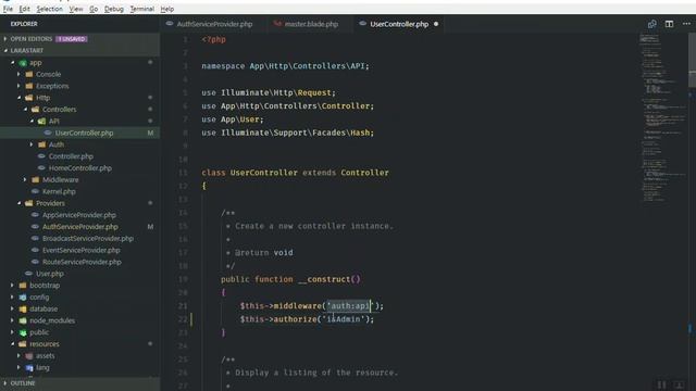Limited Access to Controllers Using ACL in Laravel смотреть онлайн