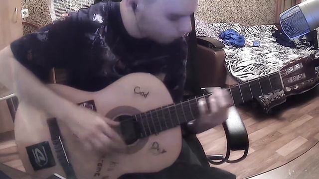 Nirvana - Verse Chorus Verse fingerstyle on classic guitar смотреть онлайн