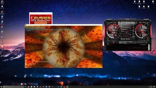 Geforce GTX 1060 3gb Overclocking memory and Furmark. смотреть онлайн