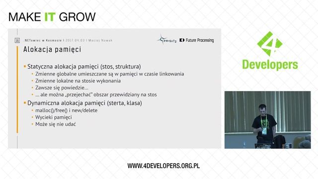 4Developers 2017: NETowiec w Kosmosie (Maciej Nowak) смотреть онлайн