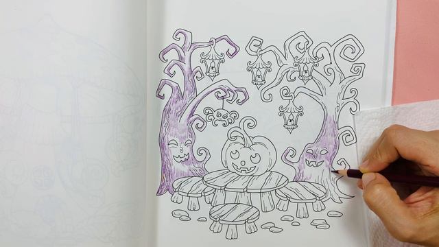 The #coloringscaretag #colouringscaretag - Colouring in 50 Autumn Miniatures - Kameliya Angelkova смотреть онлайн