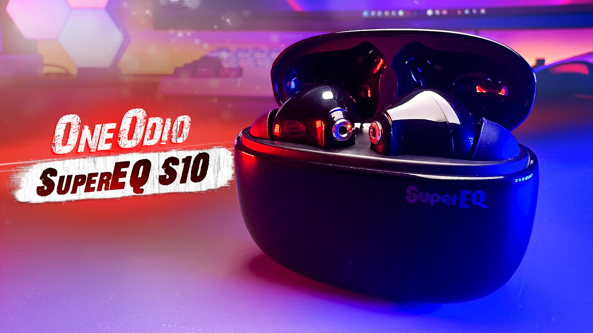 ИГРОВЫЕ БЕСПРОВОДНЫЕ НАУШНИКИ С АКТИВНЫМ ШУМОПОДАВЛЕНИЕМ! Обзор Oneodio SuperEQ S10 смотреть онлайн