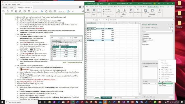 Excel Ch 8 Guided Project 8 3 steps 11 14 смотреть онлайн