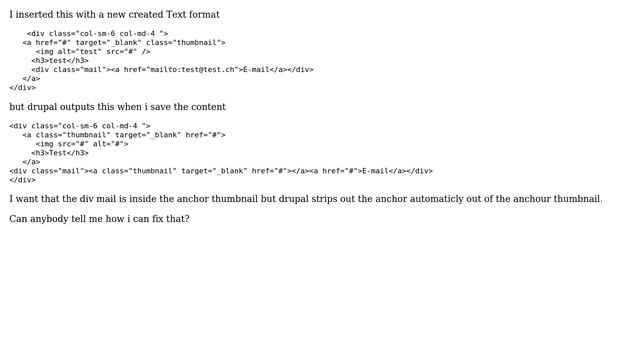 Drupal: Drupal link inside bootstrap thumbnail смотреть онлайн