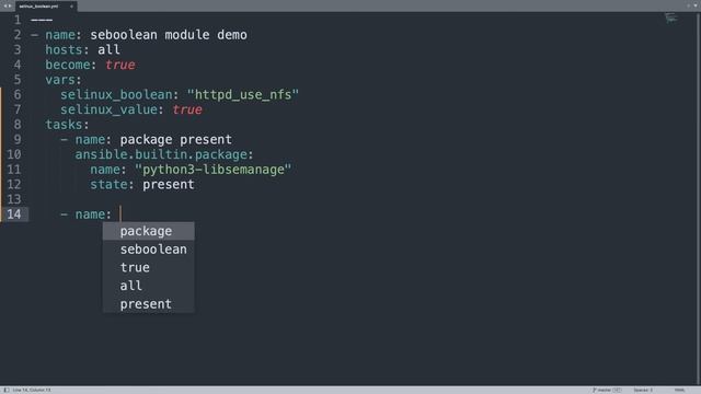 Enable or Disable SELinux Boolean on Linux - Ansible module seboolean смотреть онлайн