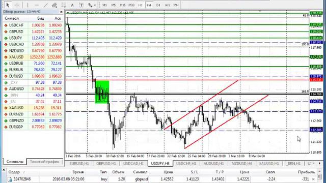 Анализ основных валютных пар за 09.03.16 Часть 2 смотреть онлайн