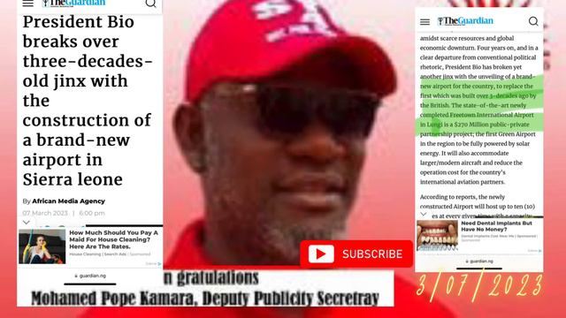 Deputy publicity secretary Mohammed Pope Kamara gives an update on APC matter.. смотреть онлайн