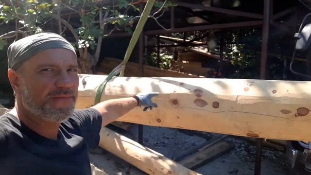 Экстремальная выгрузка сруба в Сочи - 1 смотреть онлайн