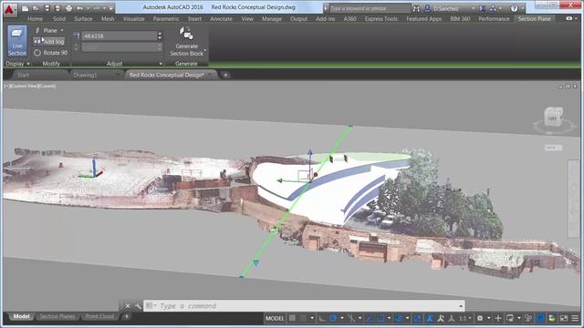 AutoCAD 2016 - Section Object смотреть онлайн