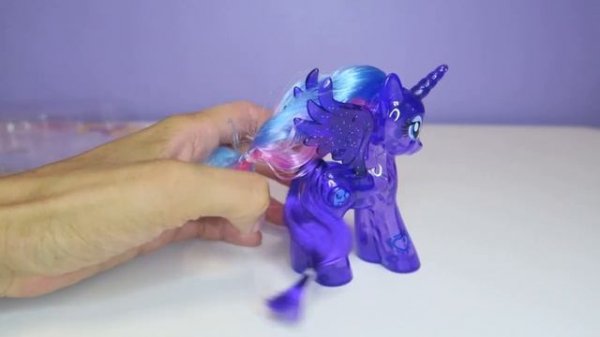 Игрушка пластиковая "Сверкающий единорог", цвет фиолетовый, бренд Infanta Valeree