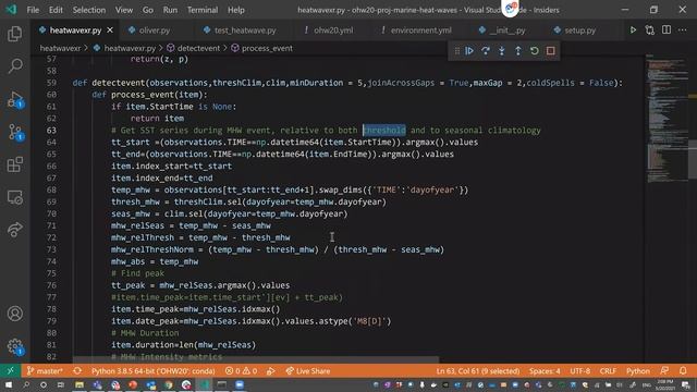 Marine Heatwaves Code | Tutorial | Dask Summit 2021 смотреть онлайн