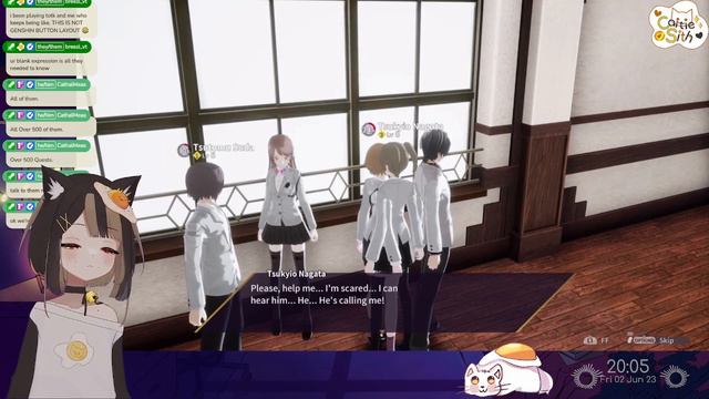 What IS a Caligula? 【The Caligula Effect: Overdose】Part #1, Female Route, VTuber Gameplay смотреть онлайн