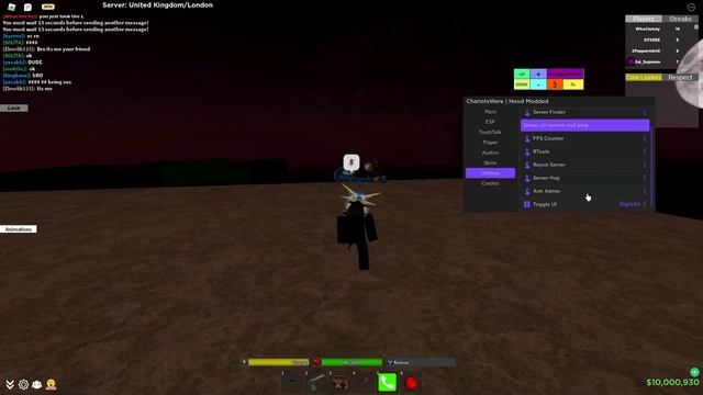 Roblox DA HOOD MODDED SCRIPT! ⭐ChariotsWare⭐ (PASTEBIN) смотреть онлайн