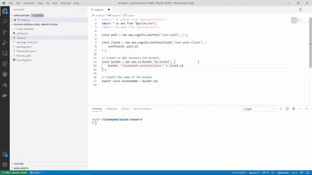 Pulumi Crash Course Lesson 4: Outputs смотреть онлайн