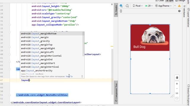 Collapsing Toolbar in Android Studio | Collapsing Toolbar смотреть онлайн