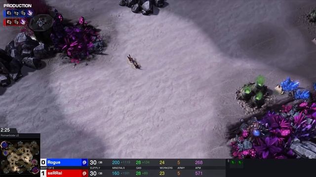[SC2] Rogue (Z) vs. Serral (Z) | StayAtHome Story Cup XXL смотреть онлайн
