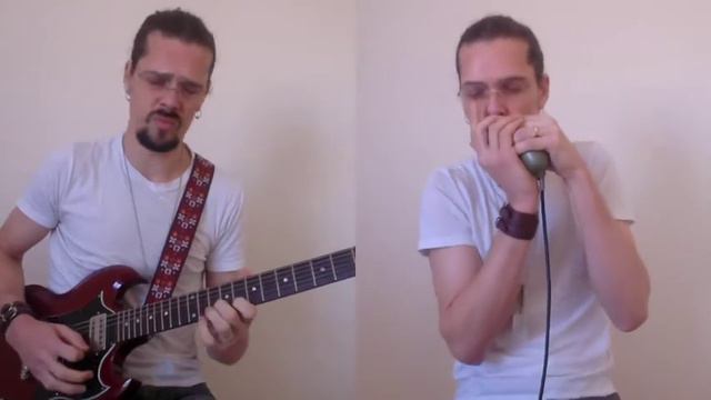 Me and myself - Harmonica and guitar blues improvisation смотреть онлайн