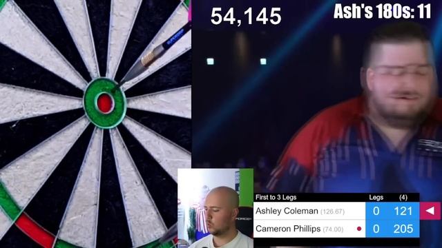 107+ Darts Average! Online Darts Match смотреть онлайн