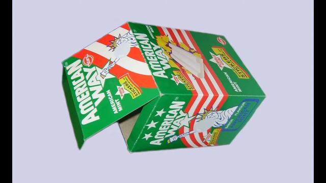 bubble gum in boxes - American Way, Аргентина смотреть онлайн