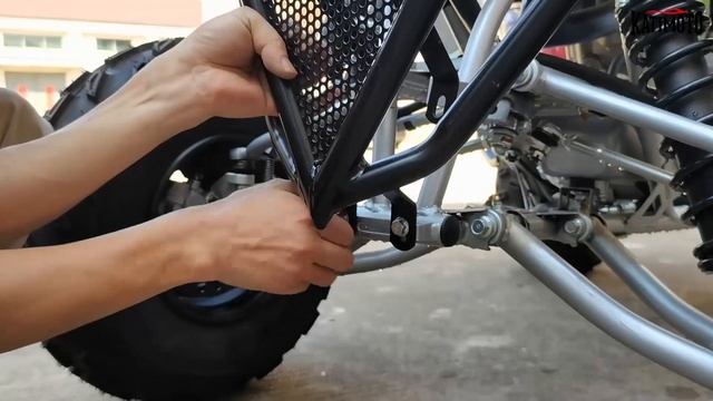 Installation of Front Bumper Assembly Kit for Yamaha Raptor 700/700R 2006-2022 смотреть онлайн