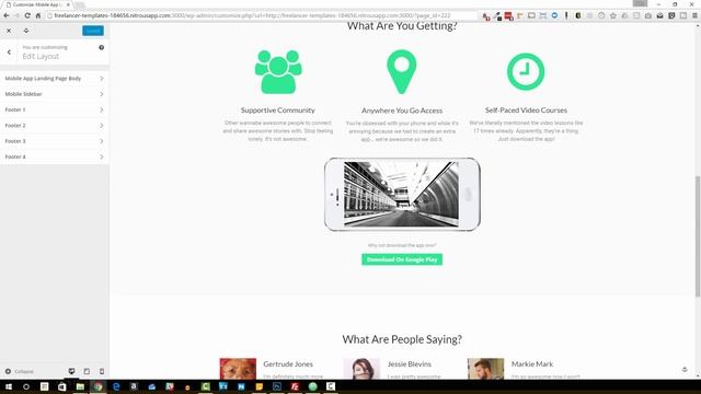 How to Create a Mobile App Landing Page смотреть онлайн